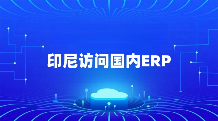 在印尼开工厂怎么访问国内ERP和OA系统