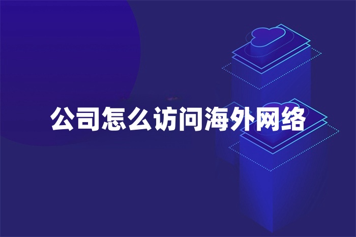 公司怎么访问海外网络