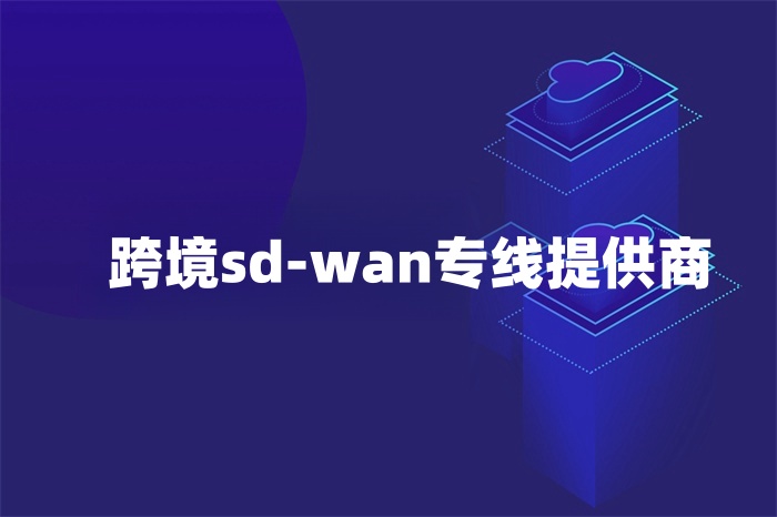 跨境sd-wan专线提供商