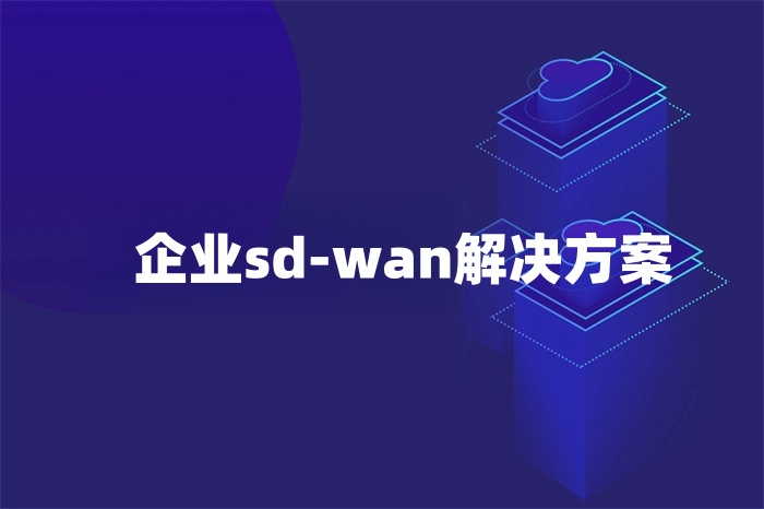 企业sd-wan解决方案