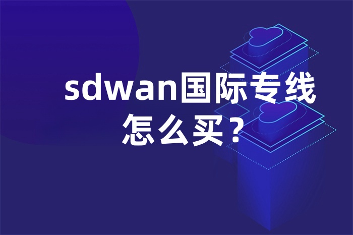sdwan国际专线怎么买？