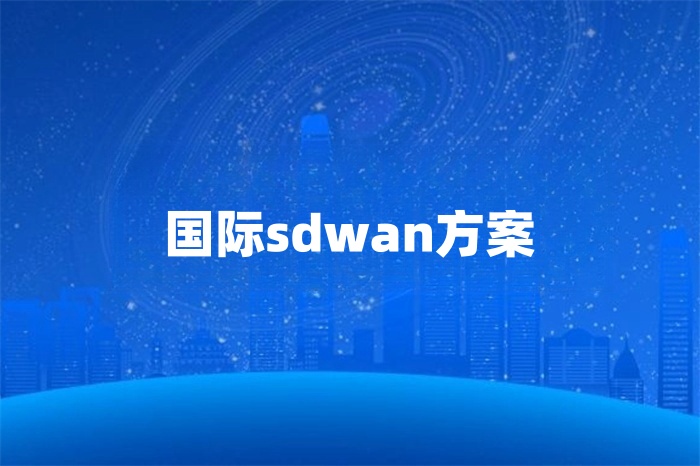国际sdwan方案