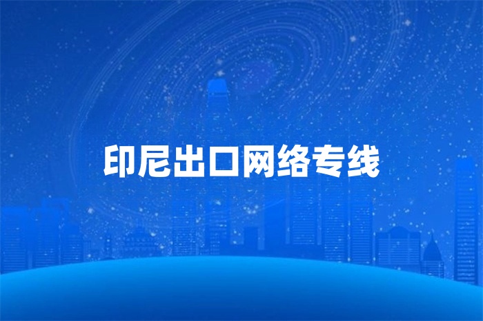 印尼出口网络专线