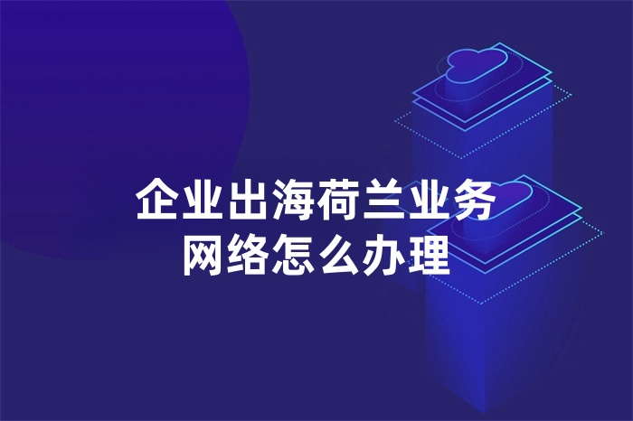 企业出海荷兰业务网络怎么办理